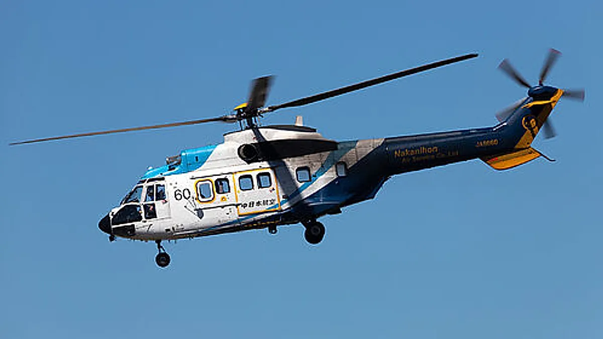 Aérospatiale AS332L aircraft profile