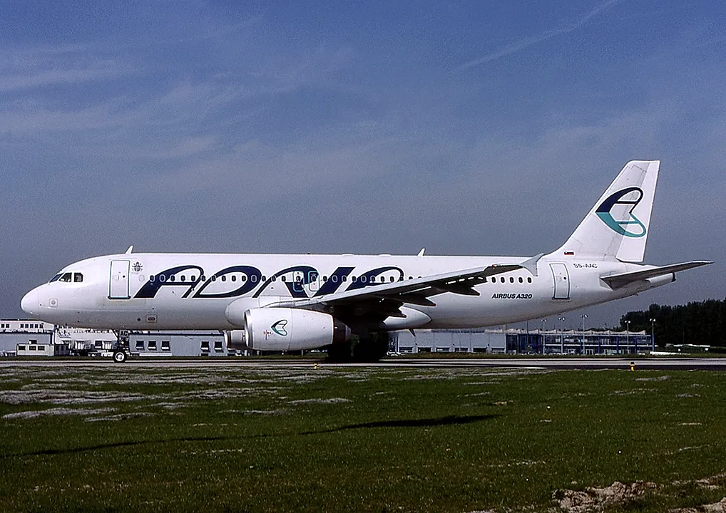 Airbus A320-231 aircraft profile