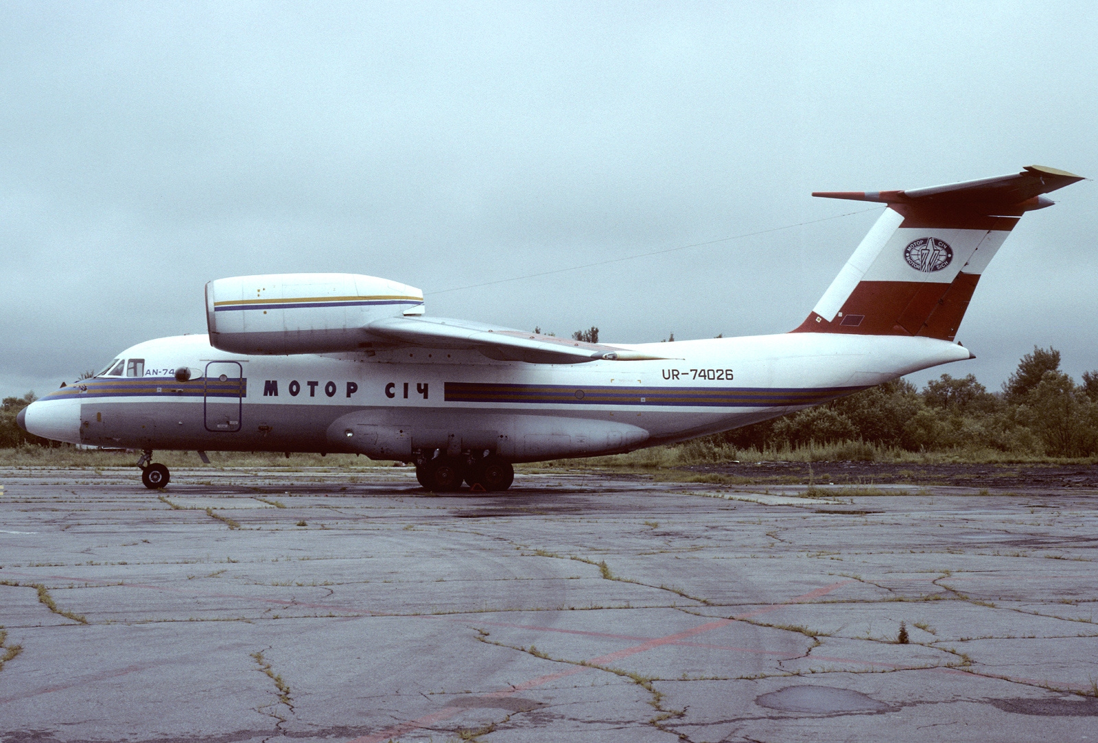 Antonov An-74 aircraft profile