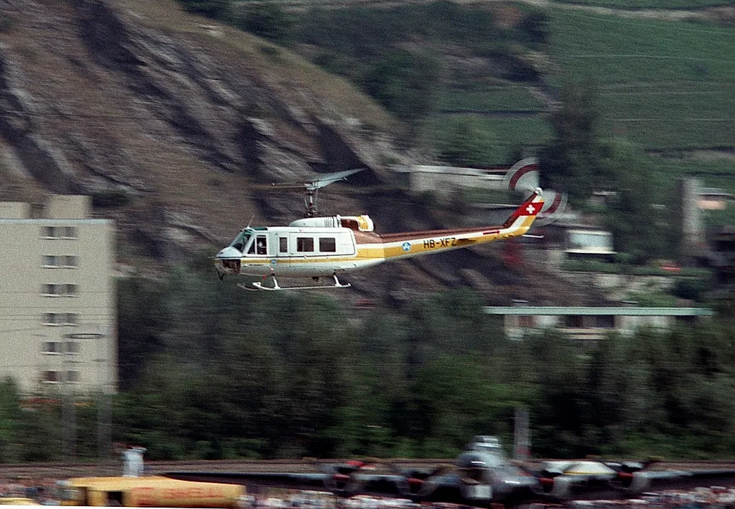 BELL 205 aircraft profile