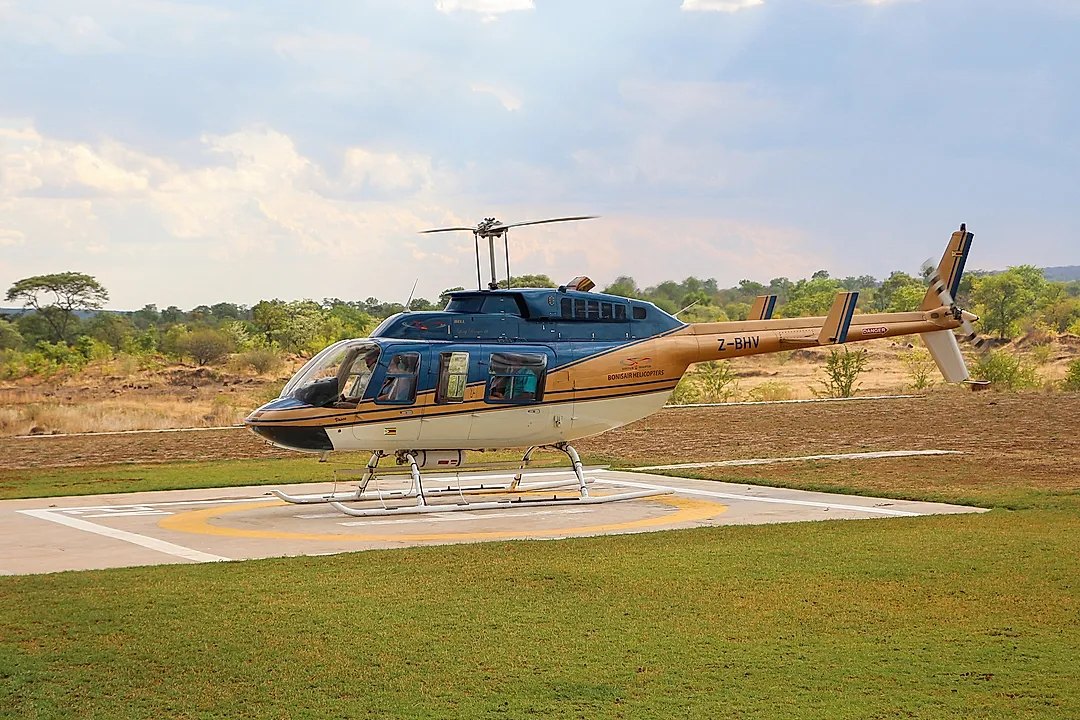 BELL 206L-3 aircraft profile