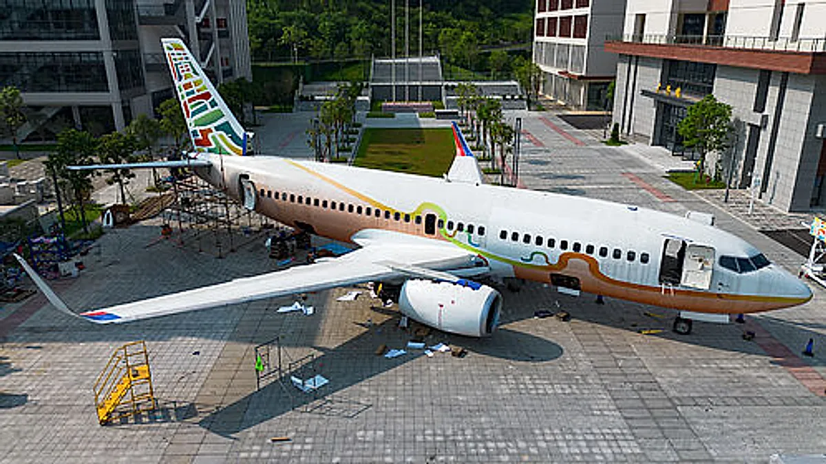 Boeing 737-3H4 aircraft profile