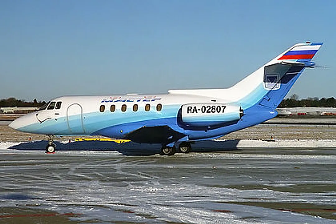 British Aerospace BAe-125-800B aircraft profile