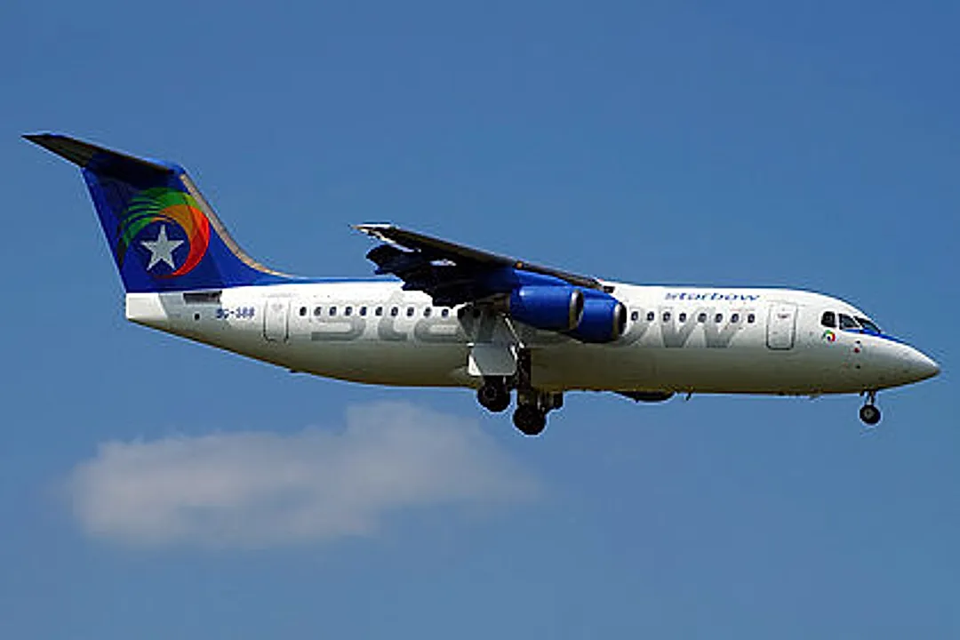 British Aerospace BAe-146-300 aircraft profile