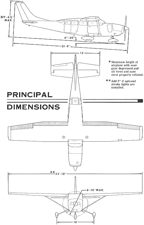 CESSNA 207 generated aircraft profile