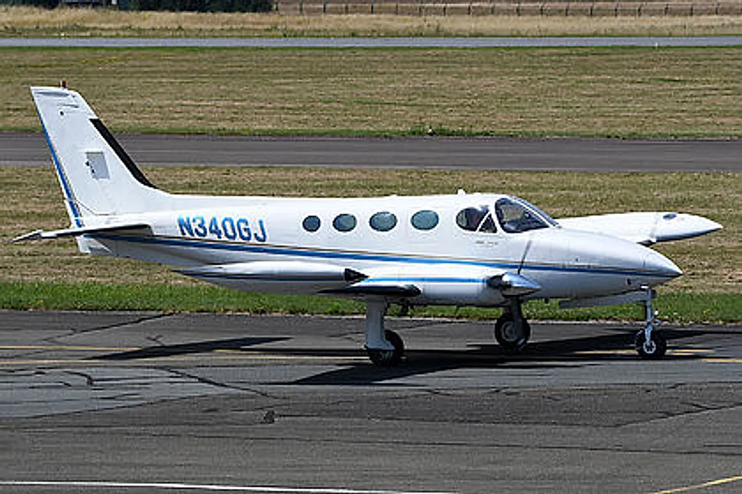 Cessna 340 generated aircraft profile