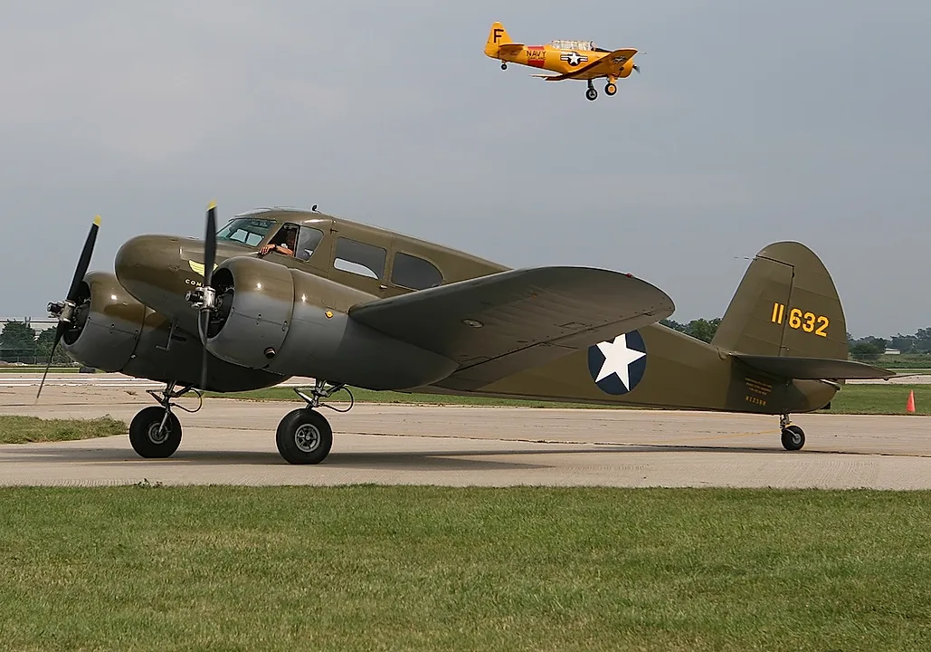 Cessna T-50 Bobcat (AT-8/AT-17/UC-78 & Crane) generated aircraft profile