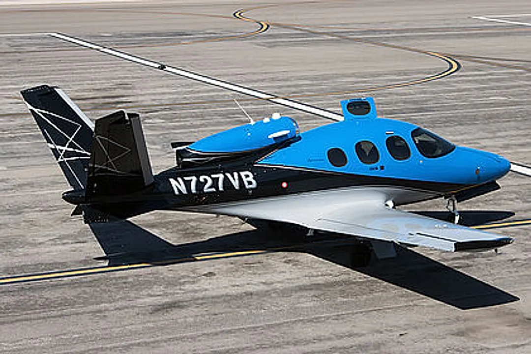 Cirrus SF50 Vision Jet G2+ Arrivée aircraft profile