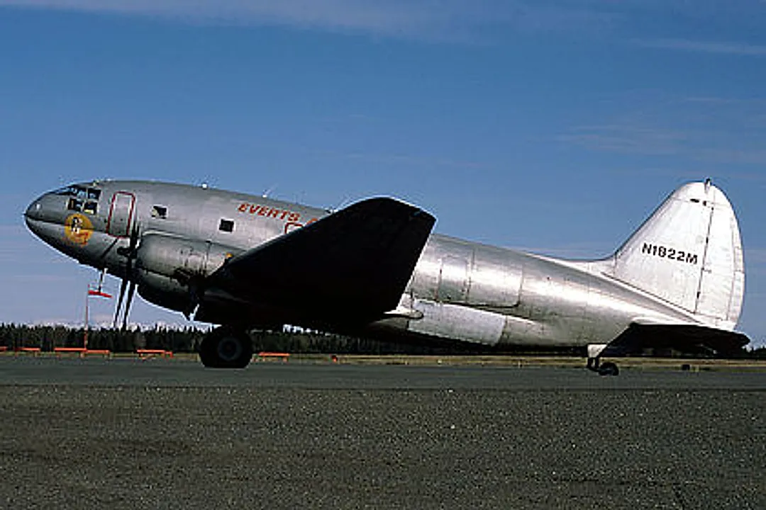 Curtiss C-46F Commando aircraft profile