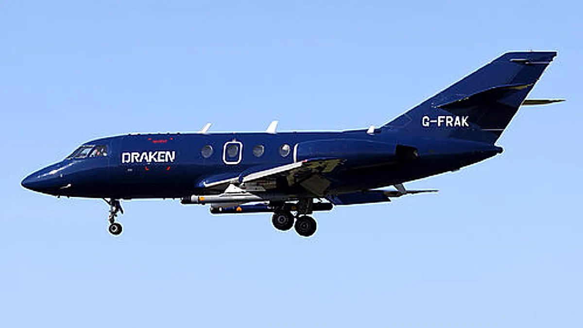 Dassault Falcon 20D aircraft profile