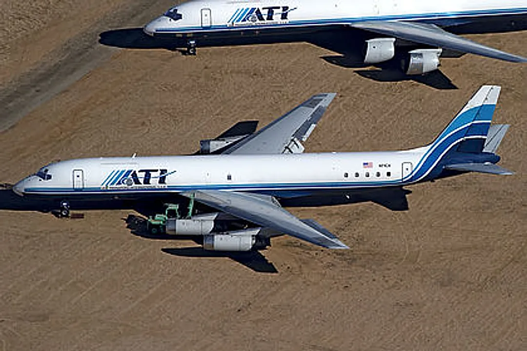 Douglas DC-8-62F aircraft profile