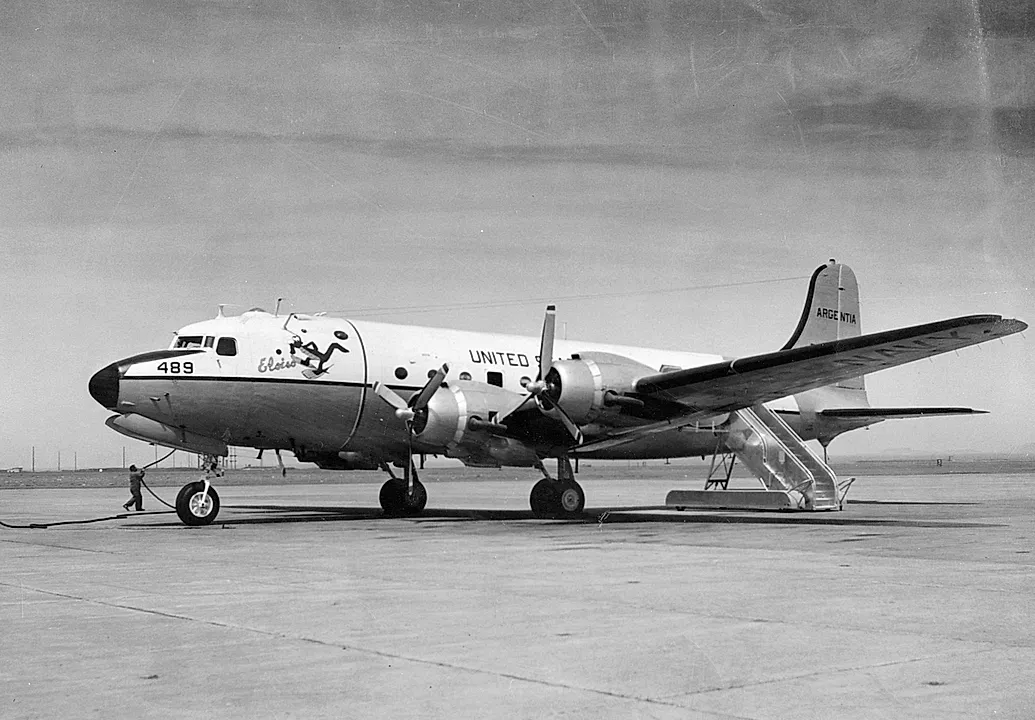 Douglas R5D-3 (DC-4) aircraft profile
