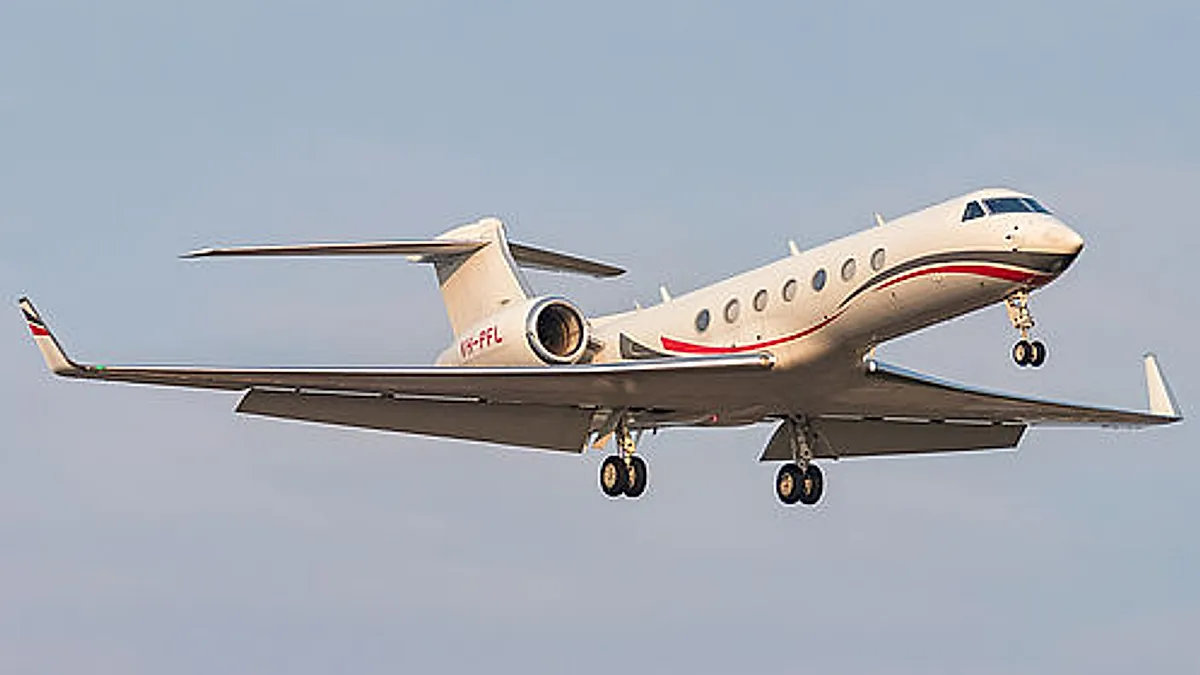 GULFSTREAM G-VSP aircraft profile
