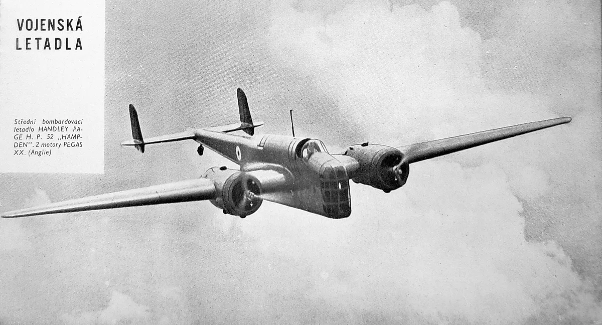 Handley Page H.P.52 Hampden generated aircraft profile