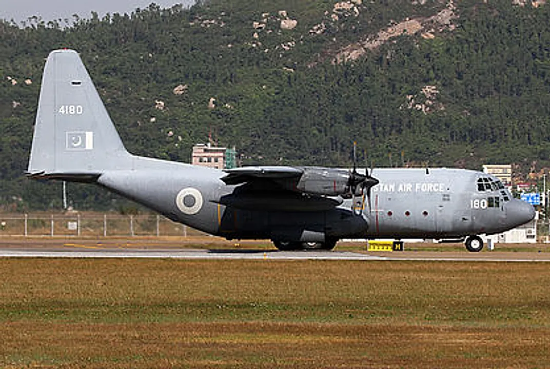 Lockheed C-130E Hercules generated aircraft profile