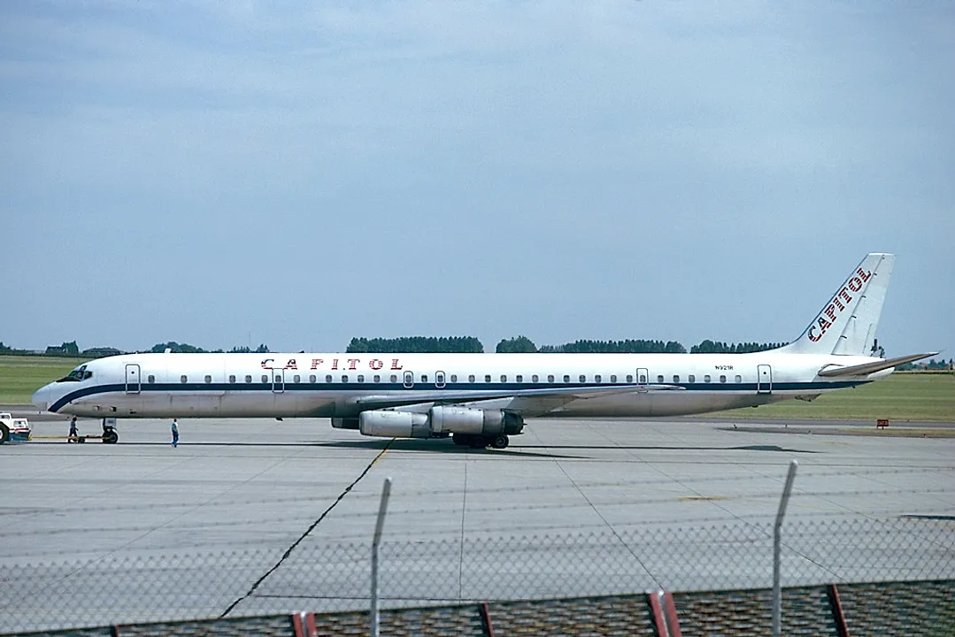 McDonnell Douglas DC-8-63CF aircraft profile