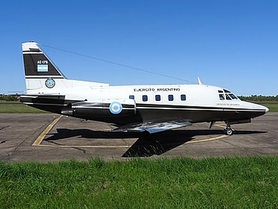 Rockwell Sabreliner 75A aircraft profile