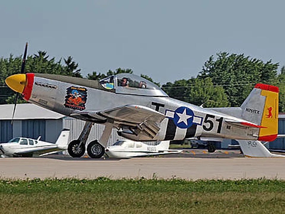 WILLIAMS JOHN TITAN T-51 MUSTANG aircraft profile